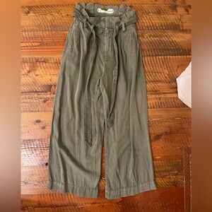 Anthropologie Green Trouser